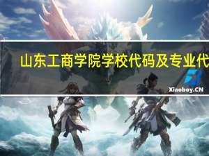 山东工商学院学校代码及专业代码