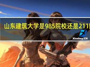 山东建筑大学是985院校还是211院校