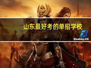 山东最好考的单招学校