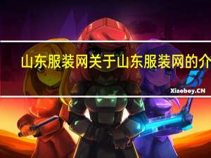 山东服装网 关于山东服装网的介绍