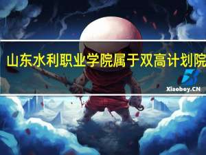 山东水利职业学院属于双高计划院校吗