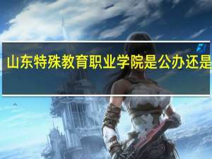 山东特殊教育职业学院是公办还是民办