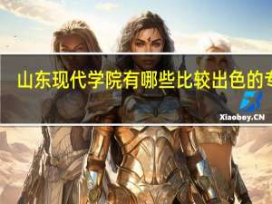 山东现代学院有哪些比较出色的专业