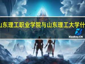 山东理工职业学院与山东理工大学什么关系