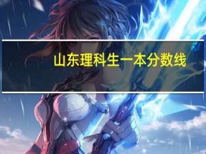 山东理科生一本分数线