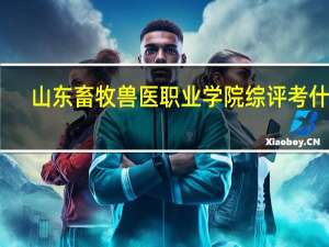 山东畜牧兽医职业学院综评考什么