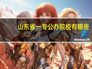 山东省一专公办院校有哪些