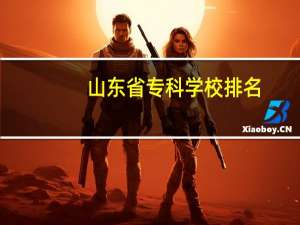 山东省专科学校排名