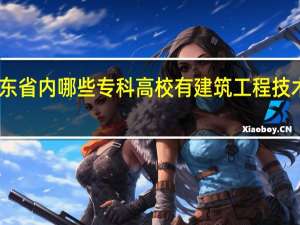 山东省内哪些专科高校有建筑工程技术个专业