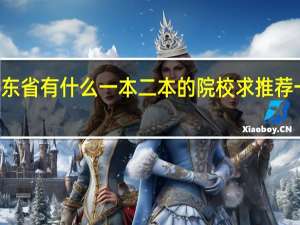 山东省有什么一本二本的院校 求推荐一下100