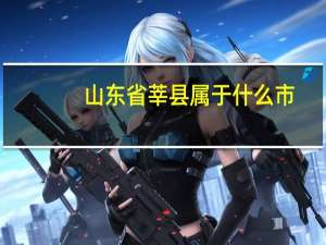 山东省莘县属于什么市