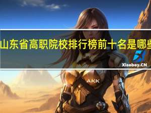 山东省高职院校排行榜前十名是哪些学校