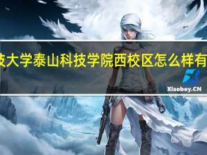 山东科技大学泰山科技学院西校区怎么样 有没有学长学姐