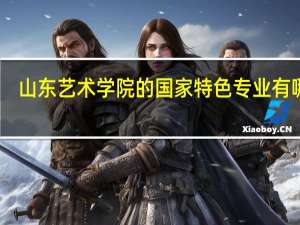 山东艺术学院的国家特色专业有哪些