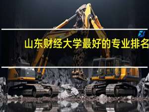 山东财经大学最好的专业排名
