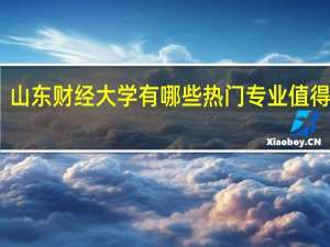 山东财经大学有哪些热门专业值得推荐