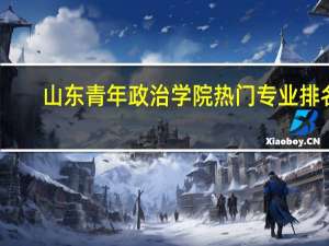 山东青年政治学院热门专业排名