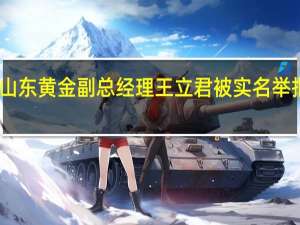 山东黄金副总经理王立君被实名举报媒体：省纪委组成核查组