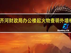 山东齐河财政局办公楼起火物查明 外墙材料引关注