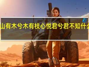 山有木兮木有枝 心悦君兮君不知什么含义