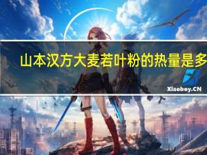 山本汉方 大麦若叶粉的热量是多少