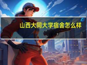 山西大同大学宿舍怎么样