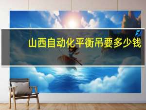山西自动化平衡吊要多少钱