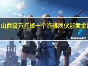 山西警方打掉一个诈骗团伙 涉案金额超2.2亿