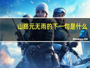 山路元无雨的下一句是什么