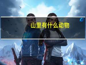 山里有什么动物