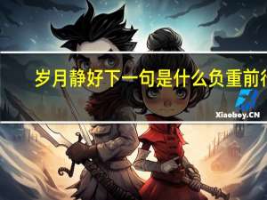 岁月静好下一句是什么负重前行