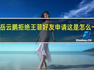 岳云鹏拒绝王菲好友申请 这是怎么一回事