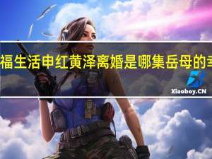 岳母的幸福生活申红黄泽离婚是哪集 岳母的幸福生活大结局