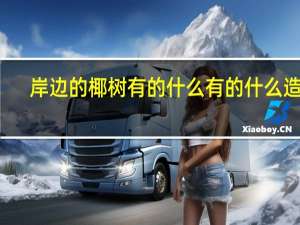 岸边的椰树有的什么有的什么造句