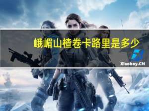 峨嵋 山楂卷卡路里是多少