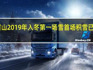 峨眉山2019年入冬第一场雪  首场积雪已达10厘米（图）