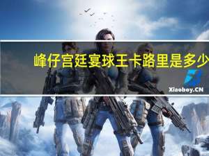 峰仔 宫廷宴球王卡路里是多少