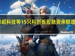 峰岹科技等15只科创板股融资余额增幅超10%