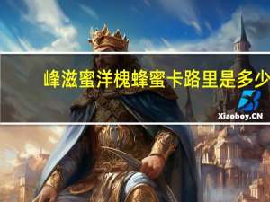 峰滋蜜 洋槐蜂蜜卡路里是多少