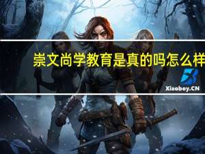 崇文尚学教育是真的吗怎么样