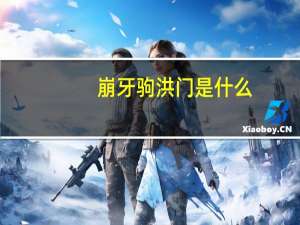 崩牙驹洪门是什么