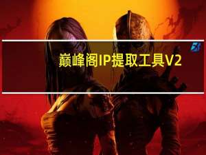 巅峰阁IP提取工具 V2.3 绿色版（巅峰阁IP提取工具 V2.3 绿色版功能简介）