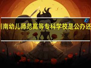 川南幼儿师范高等专科学校是公办还是民办