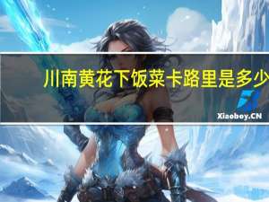 川南 黄花下饭菜卡路里是多少