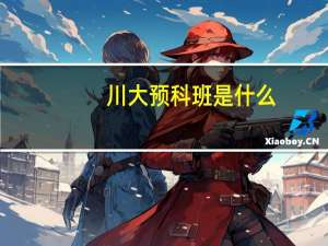 川大预科班是什么