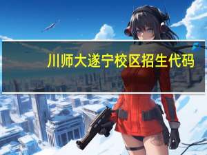 川师大遂宁校区招生代码