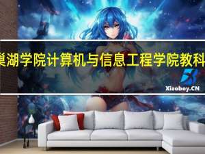 巢湖学院计算机与信息工程学院教科研成果: