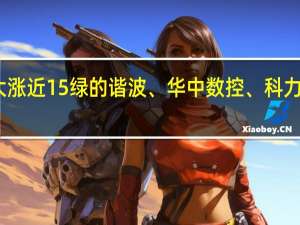 工业母机板块走高拓斯达大涨近15%绿的谐波、华中数控、科力尔、纽威数控、秦川机床等跟涨