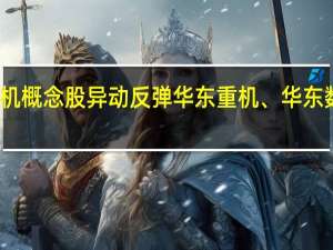 工业母机概念股异动反弹 华东重机、华东数控双双涨停