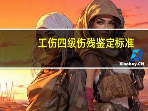 工伤四级伤残鉴定标准